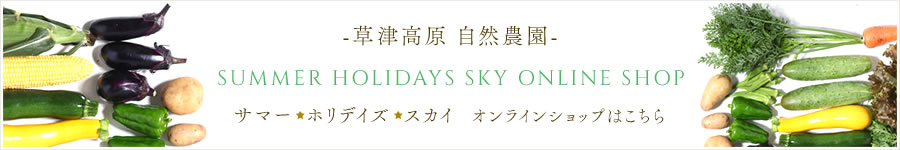 -草津高原 自然農園- サマー ホリデイズ スカイオンラインショップはこちら